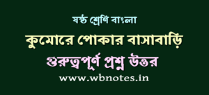 kumore-pokar-basabari-question-answers