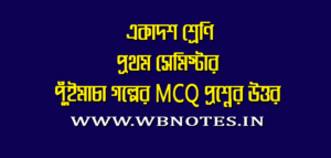 পুঁইমাচা MCQ