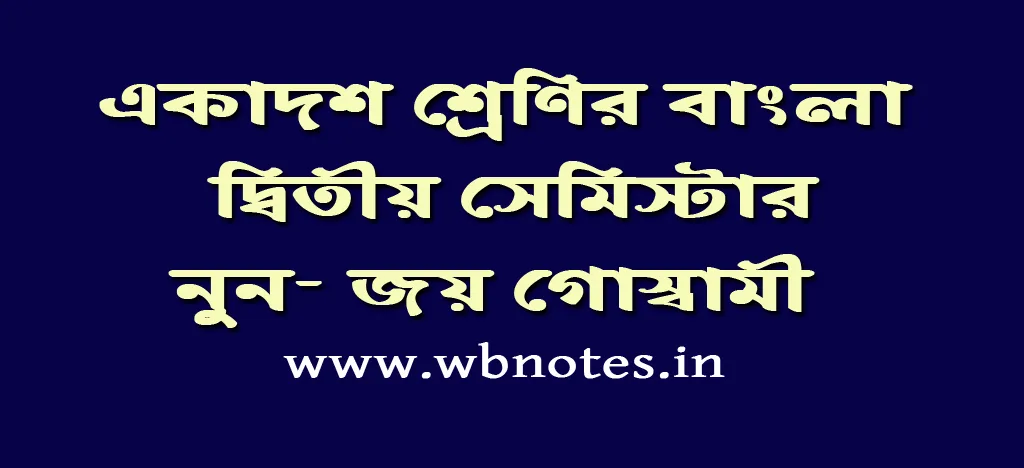 নুন । জয় গোস্বামী 