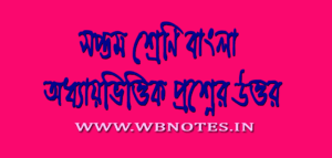 Class Seven Question Sets