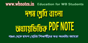 মাধ্যমিক বাংলা MCQ TEST 1 