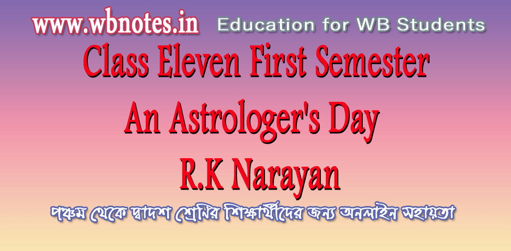 An astrologer s day r k narayan wbnotes in