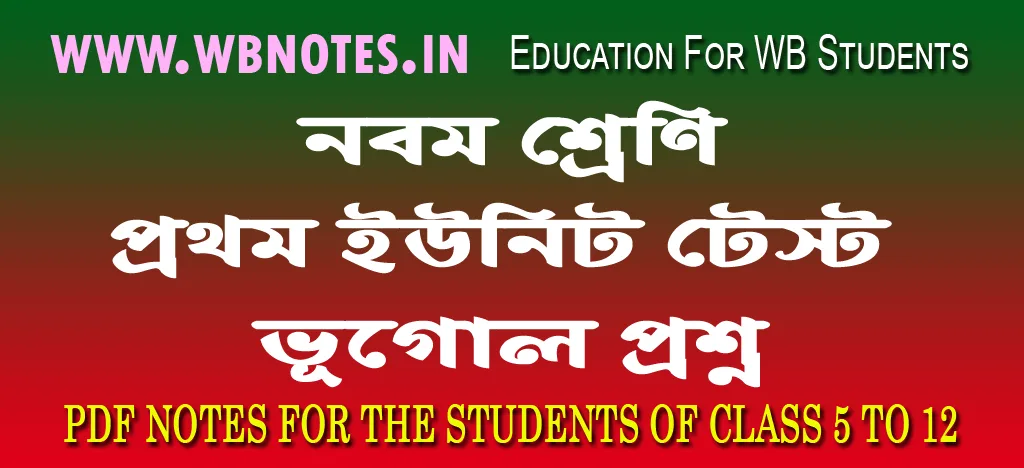 class-nine-first-unit-test-geography-question