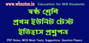 class-six-first-unit-test-history-question-paper