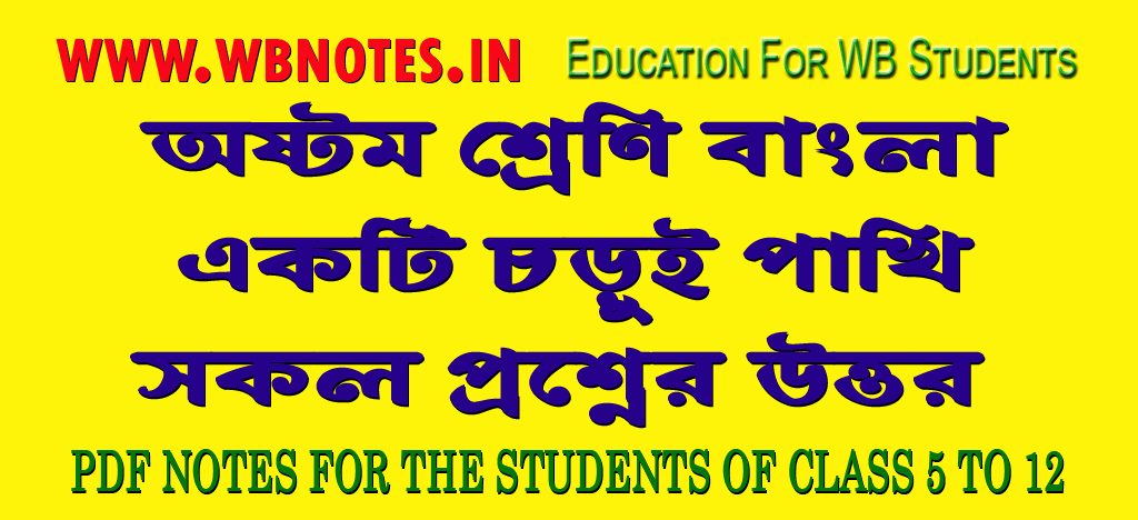 ekti-chorui-pakhi-question-answers
