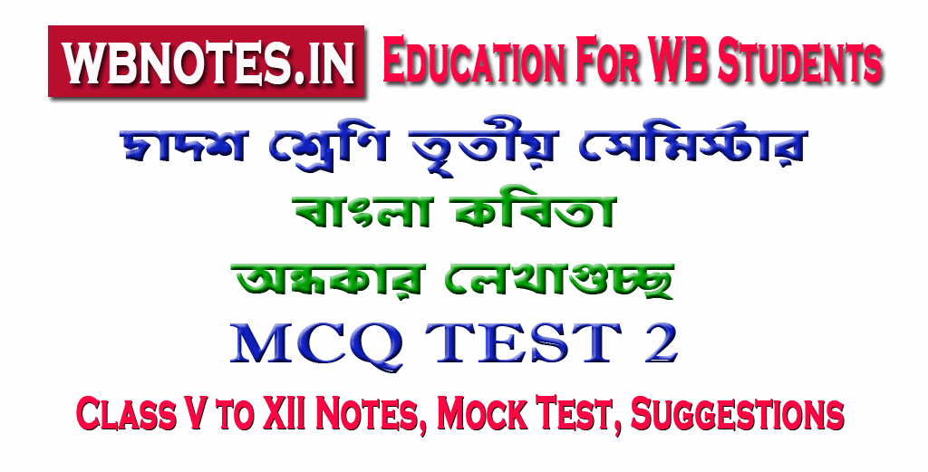 ondhokar-lekhaguchho-mcq-test-2