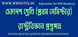 class-eleven-first-semester-pol-science-question-paper