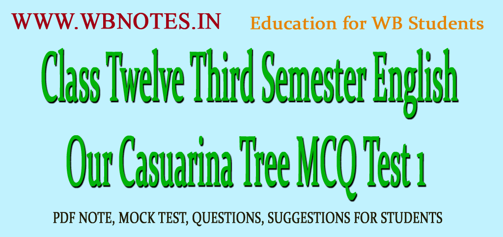 our-casuarina-tree-mcq-test-2