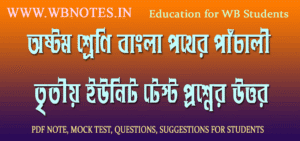 pother-pachali-third-unit-test-question-answers