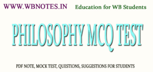 PHILOSOPHY MCQ TEST