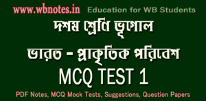 varat-prakritik-poribesh-mcq-test-1