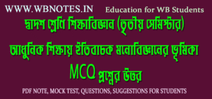 adhunik-sikkhay-itibachok-monobiggyaner-bhumika-mcq-question-answers