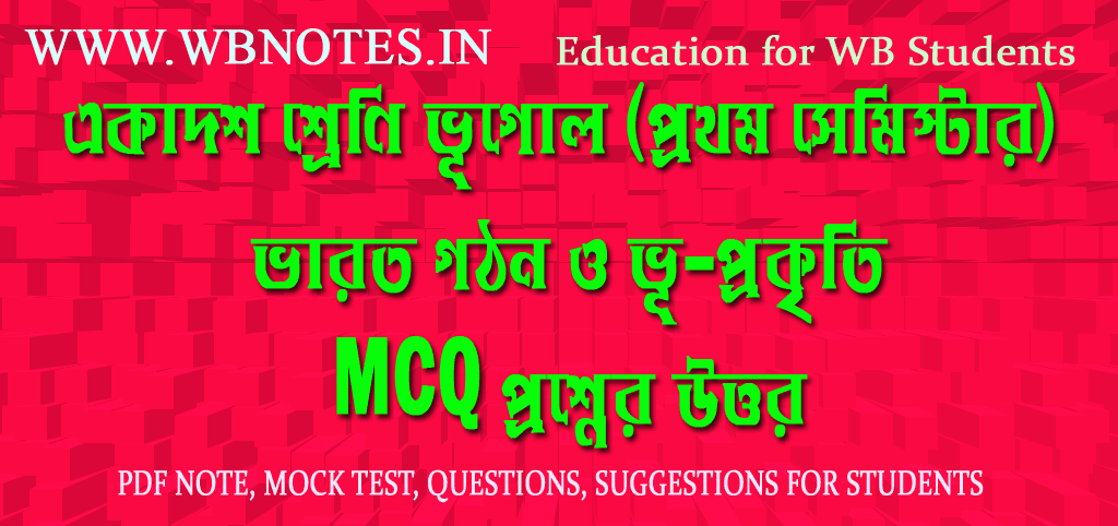 bharat-gothon-o-vuprokriti-mcq-question-answers
