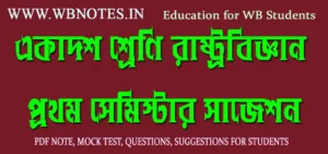 class eleven first semester pol science suggestion