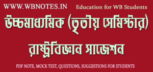 hs third semester pol science suggestion 2026