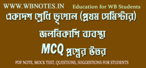 jolnikashi-bebostha-mcq-question-answers