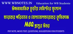 varoter-poribohon-o-jogajog-mcq-question-answers