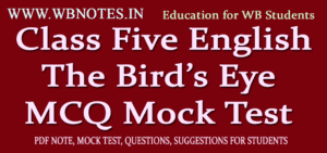 Class Five English The Bird’s Eye MCQ Mock Test