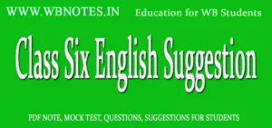 Class Six English Suggestion