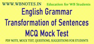 Transformation of Sentences