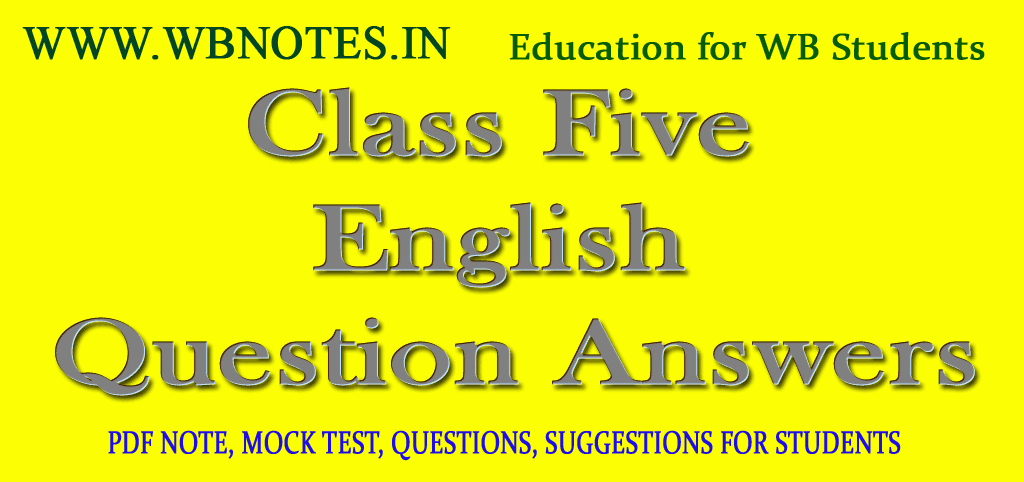 class-five-english-question-answers