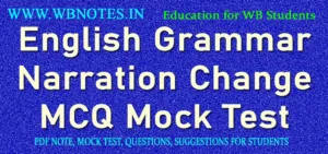 class-ten-english-narration-change-mcq-mock-test