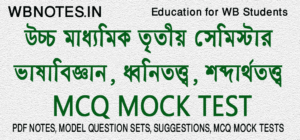 vasabiggyan-dhonitotto-sobdarthototto-mcq-mock-test