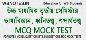 vasabiggyan-dhonitotto-sobdarthototto-mcq-mock-test